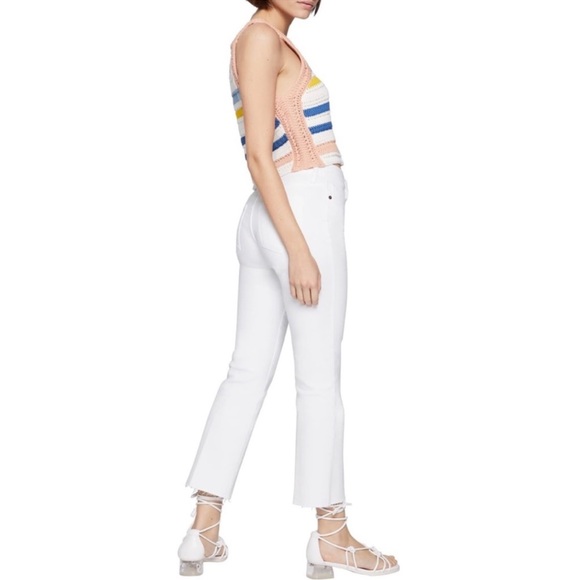 BCBG striped crochet top- NWT - Picture 2 of 6